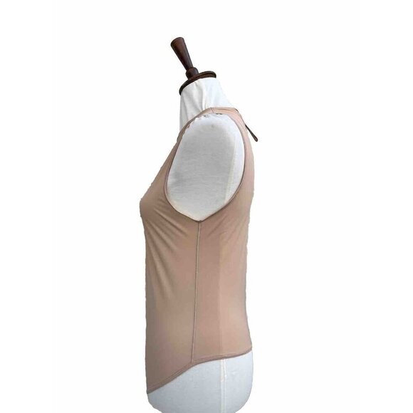 Skims Clay Jelly Sheer Crew Neck Bodysuit Sleeveless Bodysuit Size 2X - Picture 3 of 11